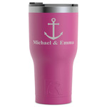 All Anchors RTIC Tumbler - Magenta - Laser Engraved - Single-Sided (Personalized)