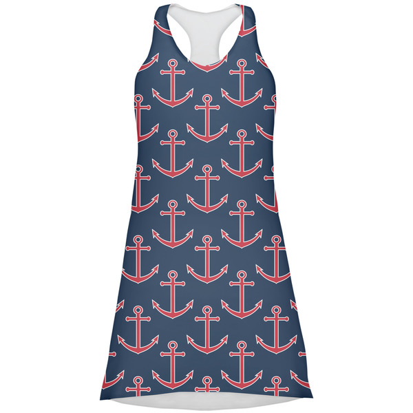 Custom All Anchors Racerback Dress - X Small