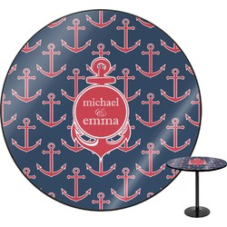 All Anchors Round Table - 30" (Personalized)