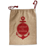 All Anchors Santa Sack - Front (Personalized)