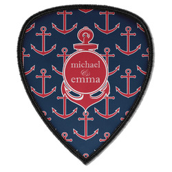 All Anchors Iron on Shield Patch A w/ Couple's Names
