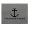 All Anchors Small Engraved Gift Box with Leather Lid - Approval