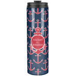 All Anchors Stainless Steel Skinny Tumbler - 20 oz (Personalized)