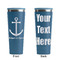 All Anchors Steel Blue RTIC Everyday Tumbler - 28 oz. - Front and Back