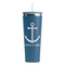 All Anchors Steel Blue RTIC Everyday Tumbler - 28 oz. - Front