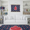 All Anchors Wall Hanging Tapestry - IN CONTEXT