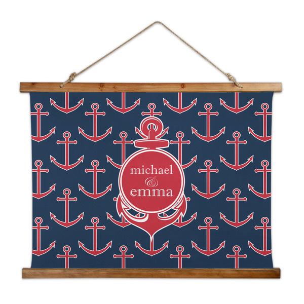 Custom All Anchors Wall Hanging Tapestry - Wide (Personalized)