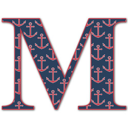 All Anchors Letter Decal - Small (Personalized)