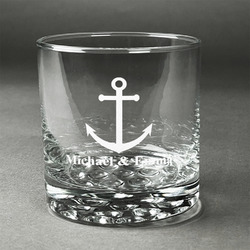 All Anchors Whiskey Glass (Single) (Personalized)