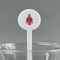 All Anchors White Plastic 7" Stir Stick - Round - Main