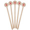 All Anchors Wooden 7.5" Stir Stick - Round - Fan View
