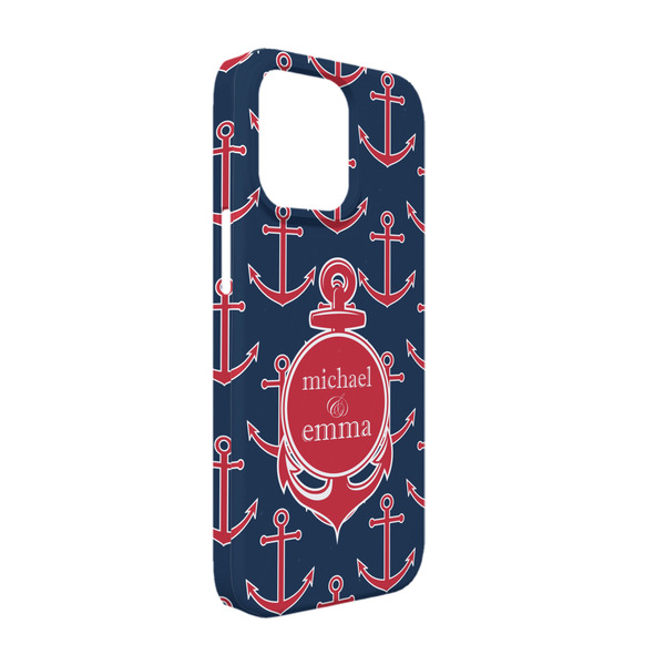 Custom All Anchors iPhone Case - Plastic - iPhone 13 Pro (Personalized)