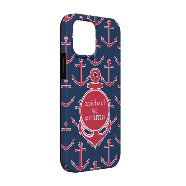 Custom All Anchors iPhone Case - Rubber Lined - iPhone 13 (Personalized)