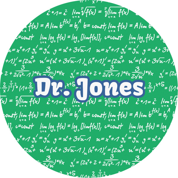 Custom Equations Multipurpose Round Labels - 4" (Personalized)