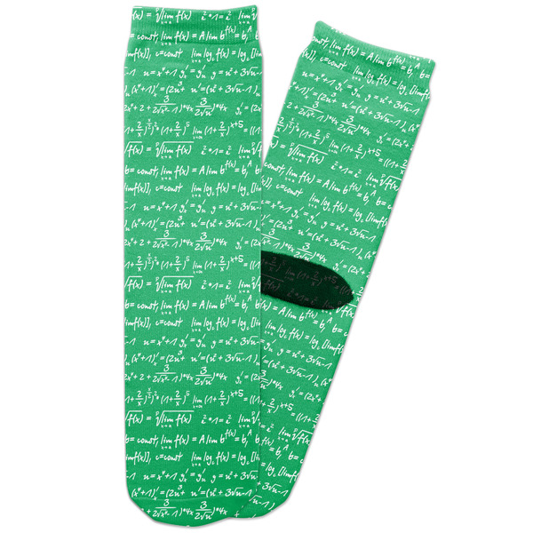 Custom Equations Adult Crew Socks