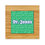 Equations Bamboo Trivet with Ceramic Tile Insert (Personalized)