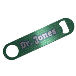 Equations Bar Bottle Opener - Silver w/ Name or Text