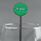 Equations Black Plastic 5.5" Stir Stick - Round - Main