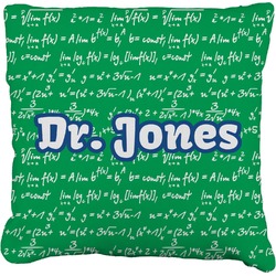 Equations Faux-Linen Throw Pillow 20" (Personalized)