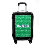 Equations Carry On Hard Shell Suitcase (Personalized)