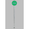 Equations Clear Plastic 7" Stir Stick - Round - Single Stick