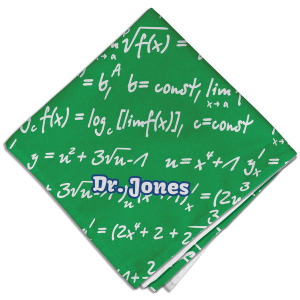 Custom Equations Cloth Dinner Napkin - Single w/ Name or Text