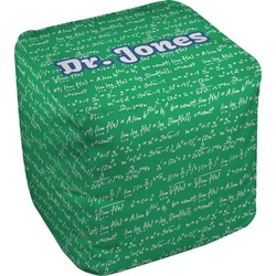 Equations Cube Pouf Ottoman - 13" (Personalized)
