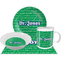 Equations Dinner Set - Single 4 Pc Setting w/ Name or Text