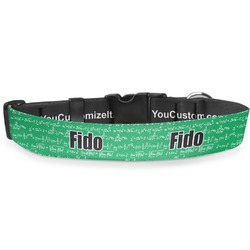 Equations Deluxe Dog Collar - Extra Large (16" to 27") (Personalized)