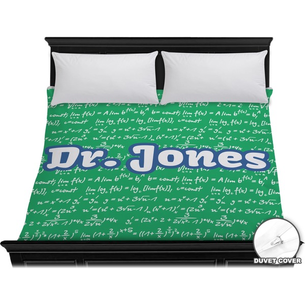 Custom Equations Duvet Cover - King (Personalized)