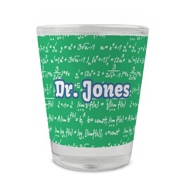 Custom Equations Glass Shot Glass - 1.5 oz - Set of 4 (Personalized)