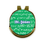 Equations Golf Ball Marker - Hat Clip - Gold