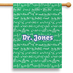 Equations 28" House Flag - Double Sided (Personalized)