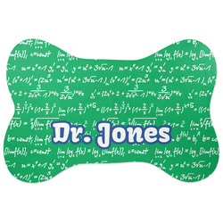 Equations Bone Shaped Dog Food Mat (Personalized)