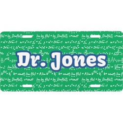 Equations Front License Plate (Personalized)