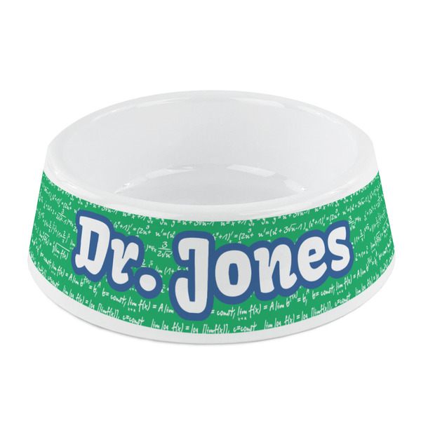 Custom Equations Plastic Dog Bowl - Small (Personalized)