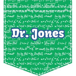 Equations Iron On Faux Pocket (Personalized)