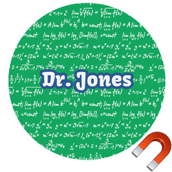 Equations Round Car Magnet - 10" (Personalized)