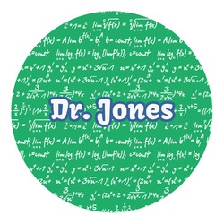 Equations Round Decal - XLarge (Personalized)
