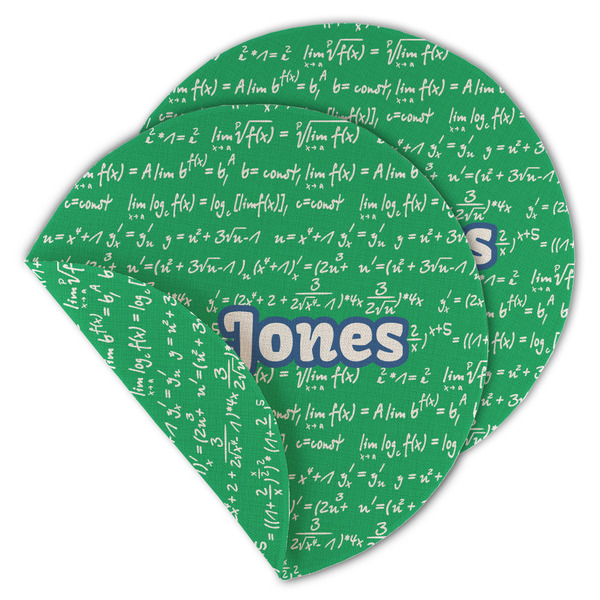 Custom Equations Round Linen Placemat - Double Sided (Personalized)