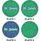 Equations Set of Lunch / Dinner Plates (Approval)