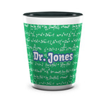 Equations Ceramic Shot Glass - 1.5 oz - Two Tone - Set of 4 (Personalized)