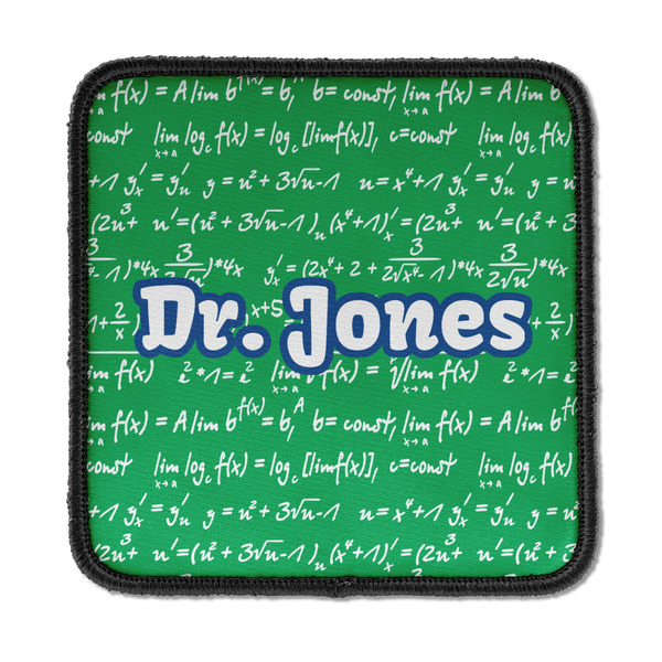 Custom Equations Iron On Square Patch w/ Name or Text