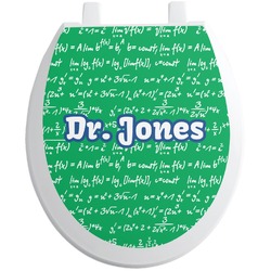 Equations Toilet Seat Decal - Round (Personalized)