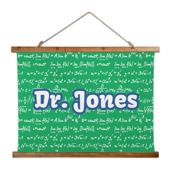 Custom Equations Wall Hanging Tapestry - Wide (Personalized)