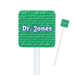 Equations Square Plastic Stir Sticks (Personalized)