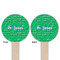 Equations Wooden 6" Food Pick - Round - Double Sided - Front & Back