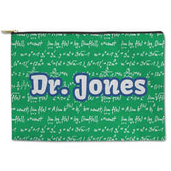 Equations Zipper Pouch - Large - 12.5"x8.5" (Personalized)