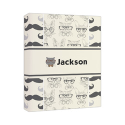 Hipster Cats & Mustache Canvas Print - 11x14 (Personalized)