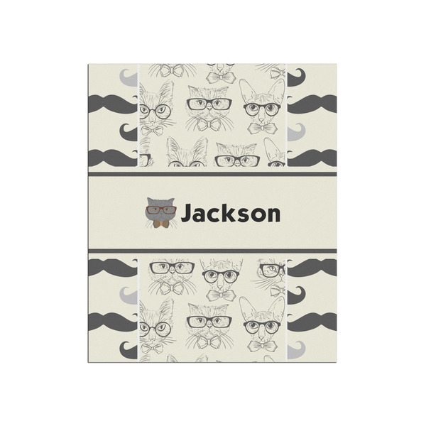 Custom Hipster Cats & Mustache Poster - Matte - 20x24 (Personalized)